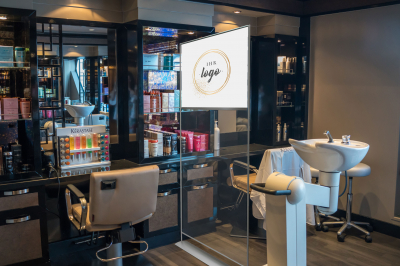 Corona Trennwände / Schutzwände für Frisörsalons