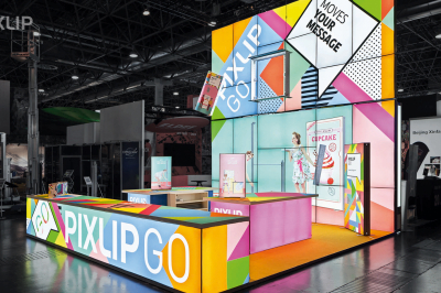 PIXLIP Go Messestand