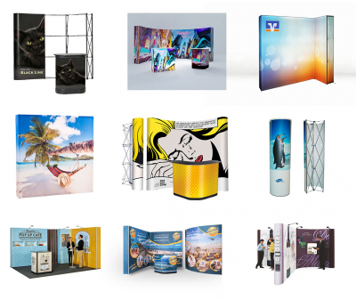 Faltdisplays / Pop Up Systeme